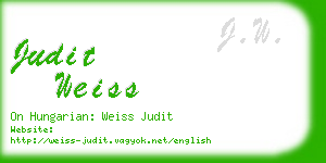 judit weiss business card